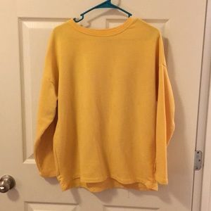 Bright and cheery yellow sweater